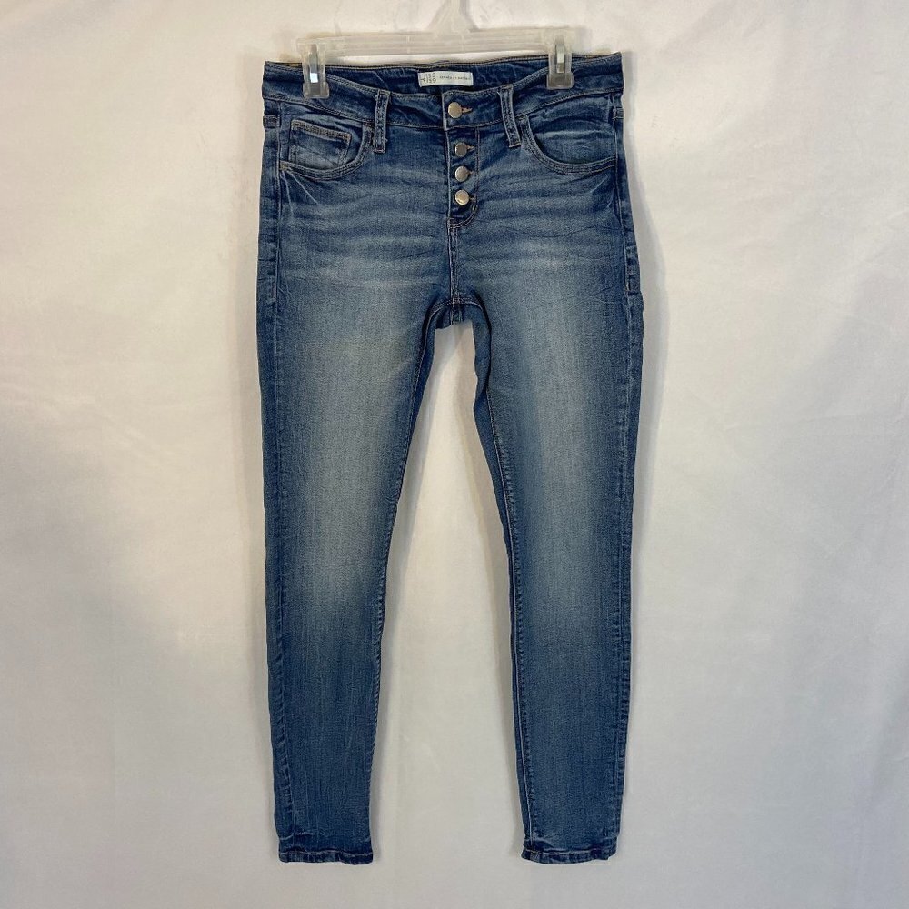 Daytrip R1959 Virgo Jeans Women's Size 27 (29 x 30) Button Fly Mid Rise Light